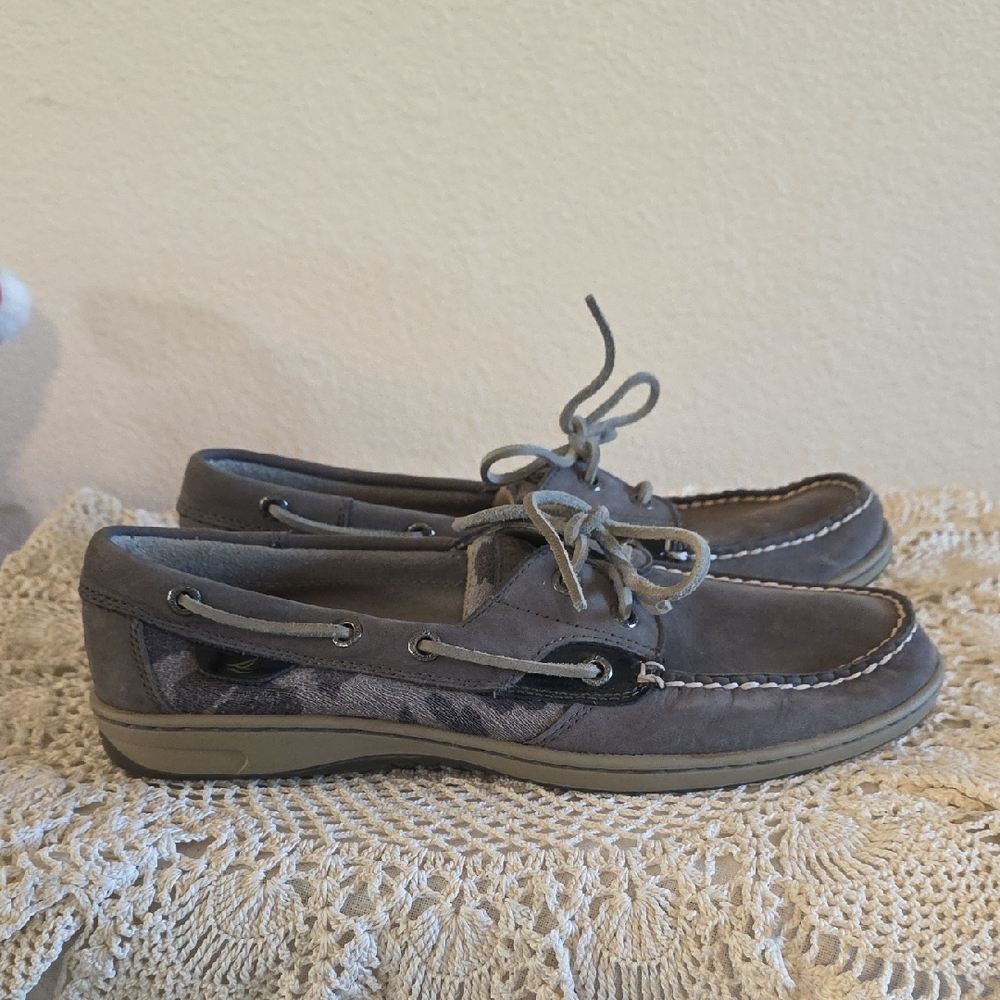 Sperry Top Sider Gray Boat Shoes